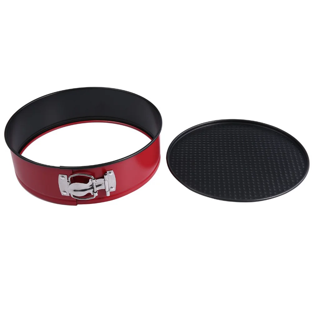 

Non-Stick 7 Inch Loose Bottom Cake Pan Removable Base Lightweight Steel Leakproof Springform Pan Easy Clean