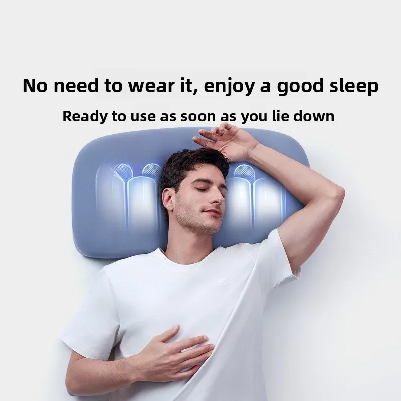 Smart anti-snoring pillow core 3-layer airbag array, silent neck protection sleep pillow