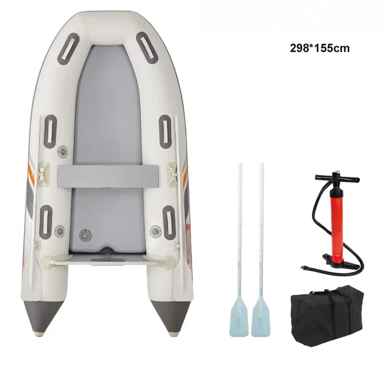 Best Selling 2025 PVC Inflatable Emergency Rescue and Water Recreational Fishing Boat with Pump and Bag Accessories