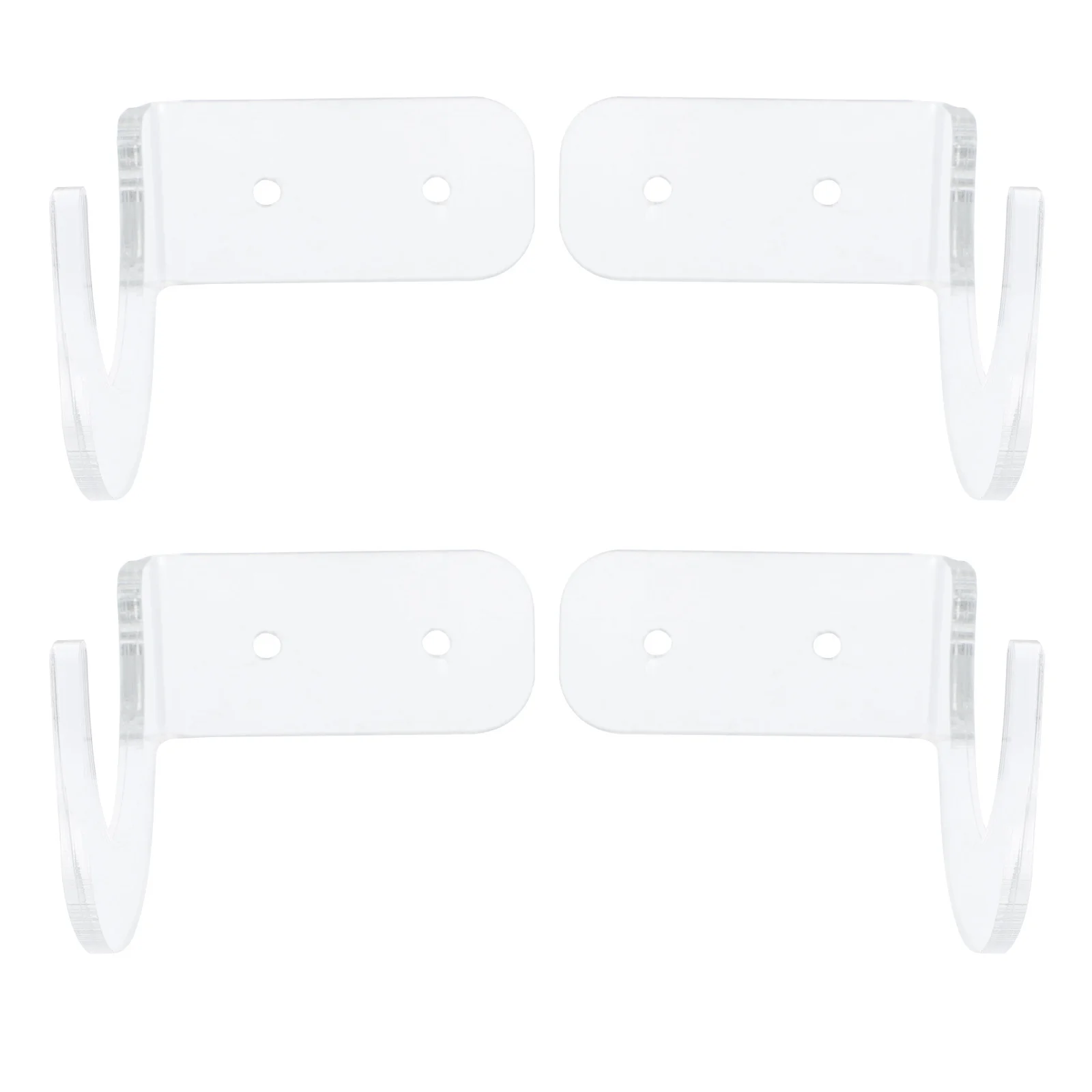 4 قطعة مضرب بيسبول حامل أصحاب قابل للتعديل مادة الاكريليك مستقرة ديكور المنزل عرض مضرب بيسبول رف حامل الكرة اللينة #3