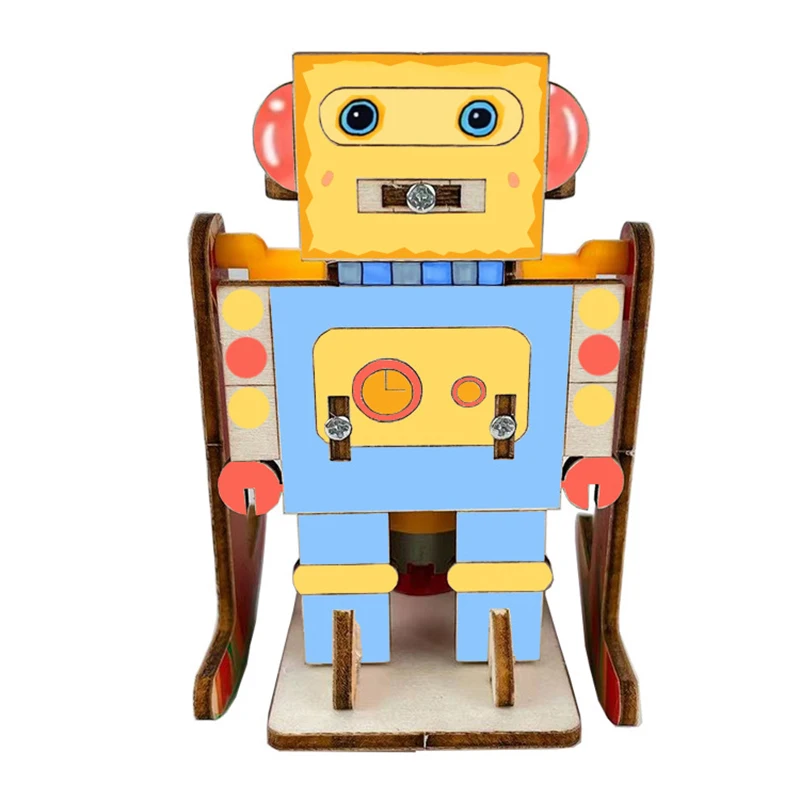 3D пазлы робот строительство инженерные модели набор творческий DIY деревянная модель игрушка детский физический научный эксперимент STEM эксперимент