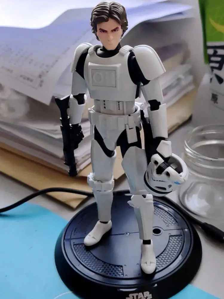 New Blokees Star Wars Champion Class Luke Skywalker Han Solo Action Figure Assembled Toys Collectible Model Holiday Gift view 6