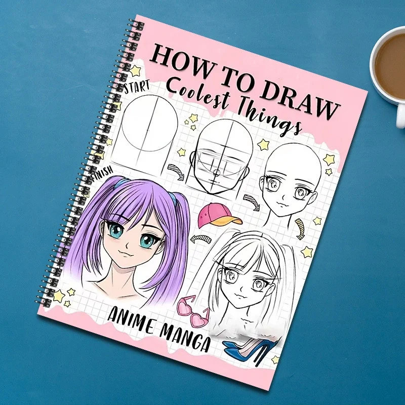 English Book How To Draw The Coolest Anime Manga Sketching Tutorial Guide
