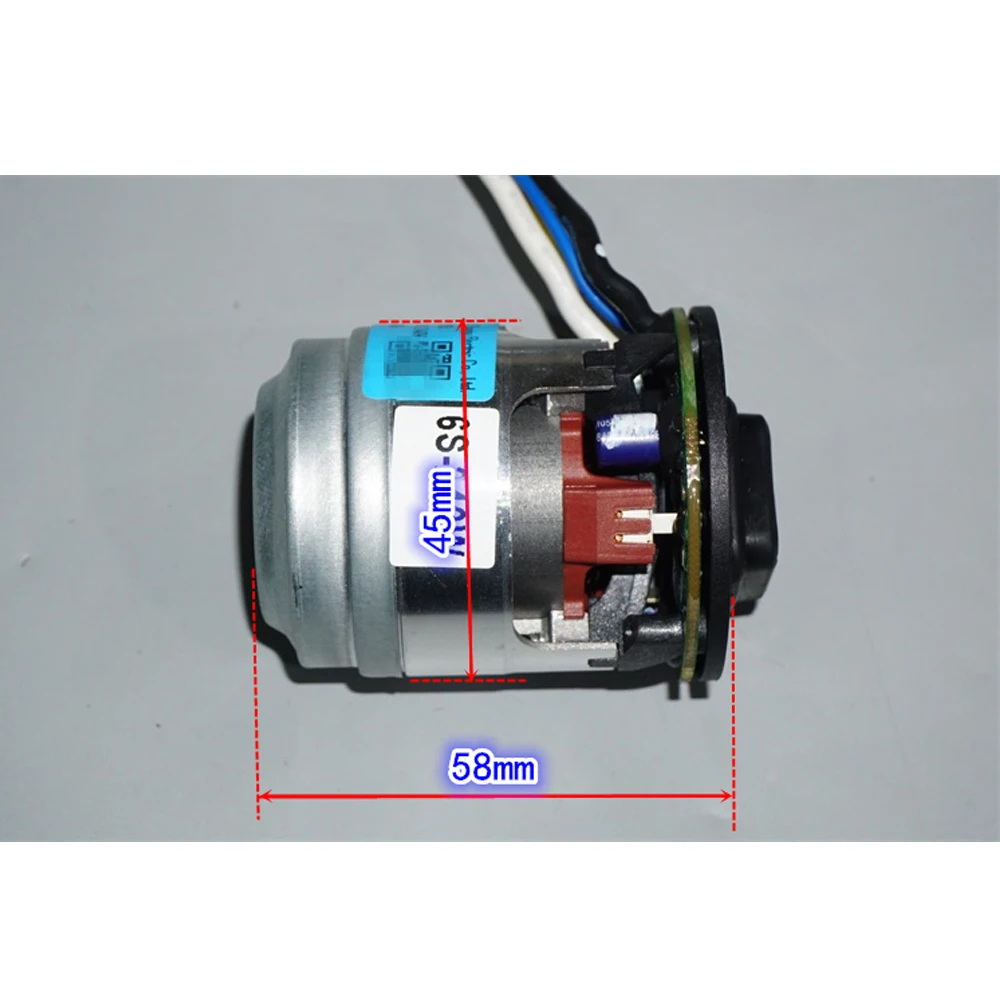 1PCS 45mm Three-phase Brushless Fan Motor 100000RPM High Speed 21.6V 240W Vacuum Cleaner Brushless Aluminium Alloy Turbine Motor