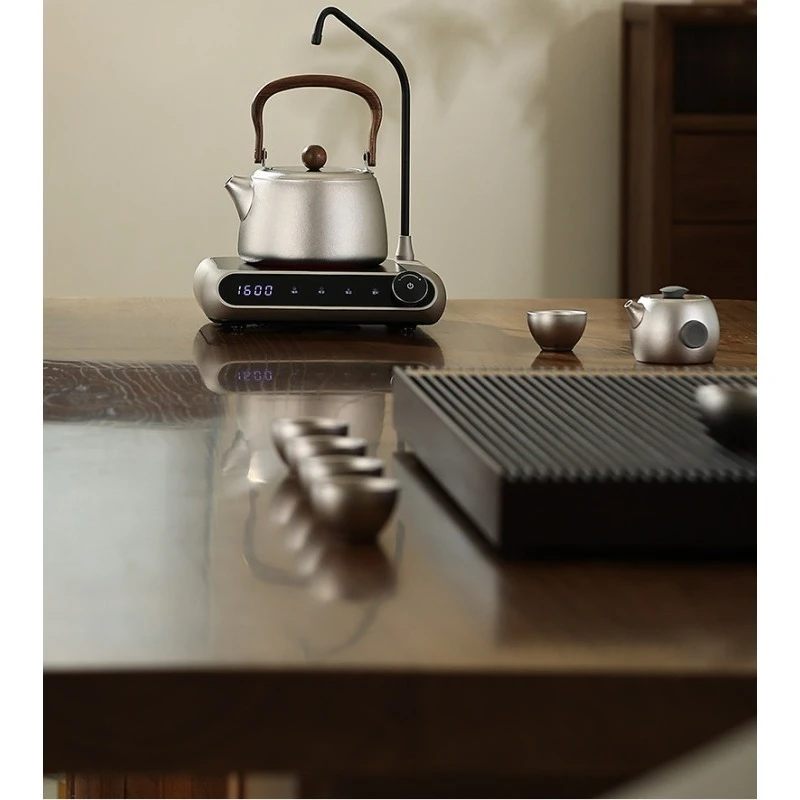 Automatic water supply integrated electric ceramic stove,  brewer, pure titanium pot set, special for making