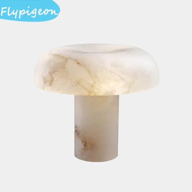 

Marble Table Lamp Element Desk Light Indoor Lighting Fixture for Living Room Bedroom Dressing Table Study Home Decor Lighting
