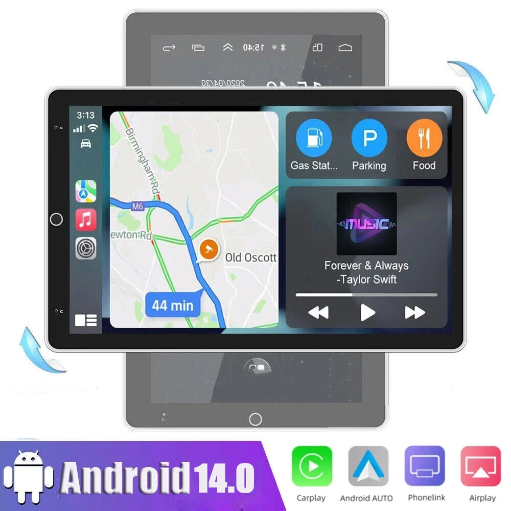 

2 Din Android 14.0 10 Inch Car Multimedia Video Player 2DIN Stereo Radio GPS For Tesla Style Nissan Hyundai Kia Toyota Honda