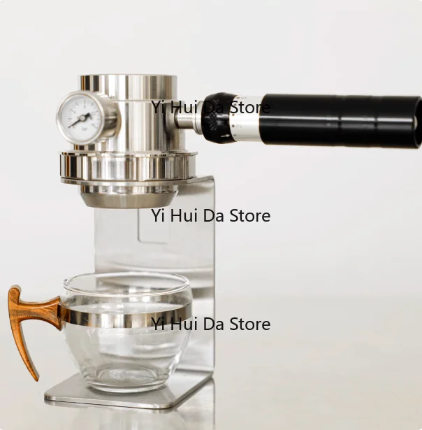 Household small portable espresso machine, handle, pressure extraction, pneumatic coffee machine