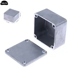 Silver Aluminium Enclosure Electronic Diecast Stompbox Project Box 1590LB 50*50*3mm