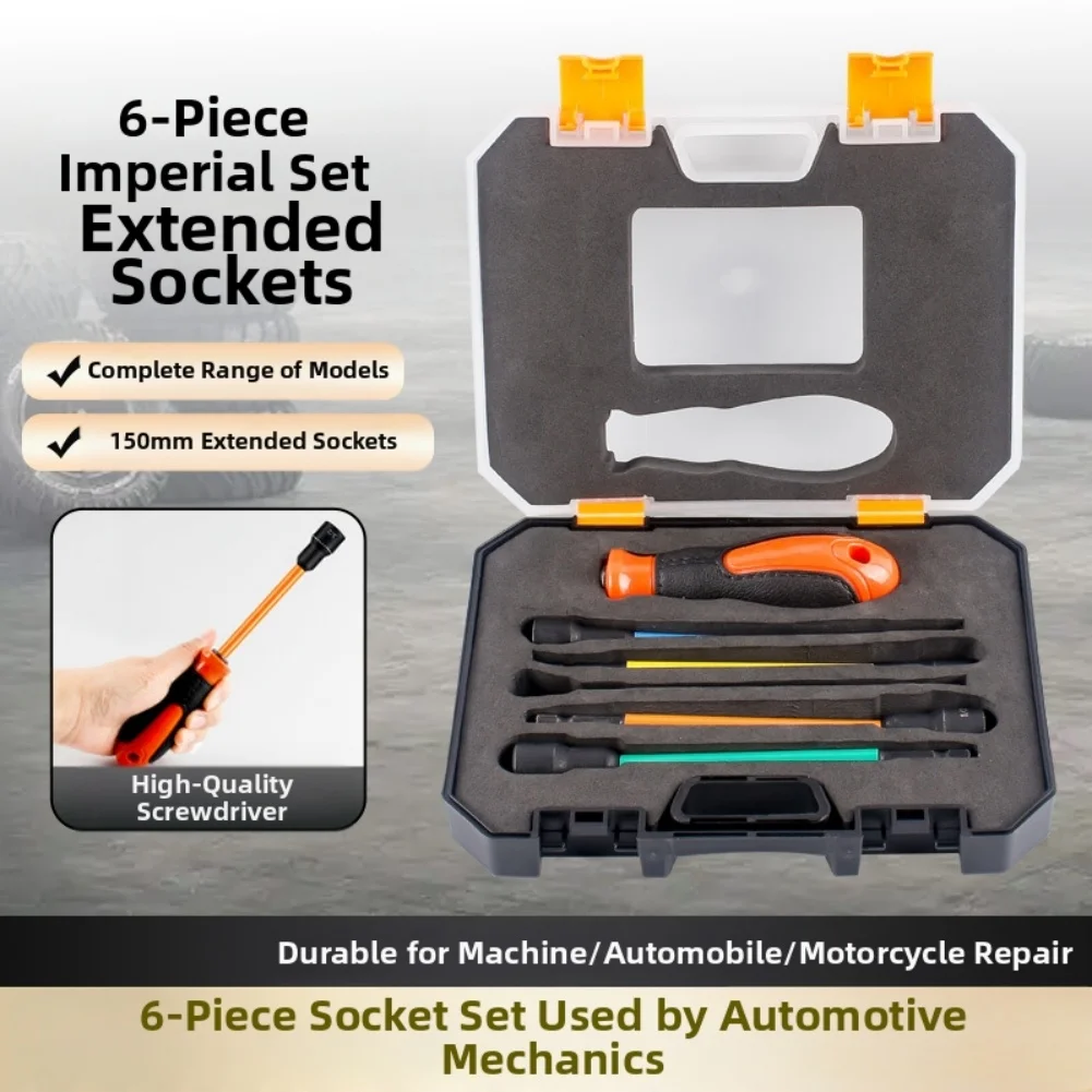 Magnetic Hex Socket Air Drill Bit Set Featuring Embedded Hex Socket and Premium Storage Case for Organized Transport and Use