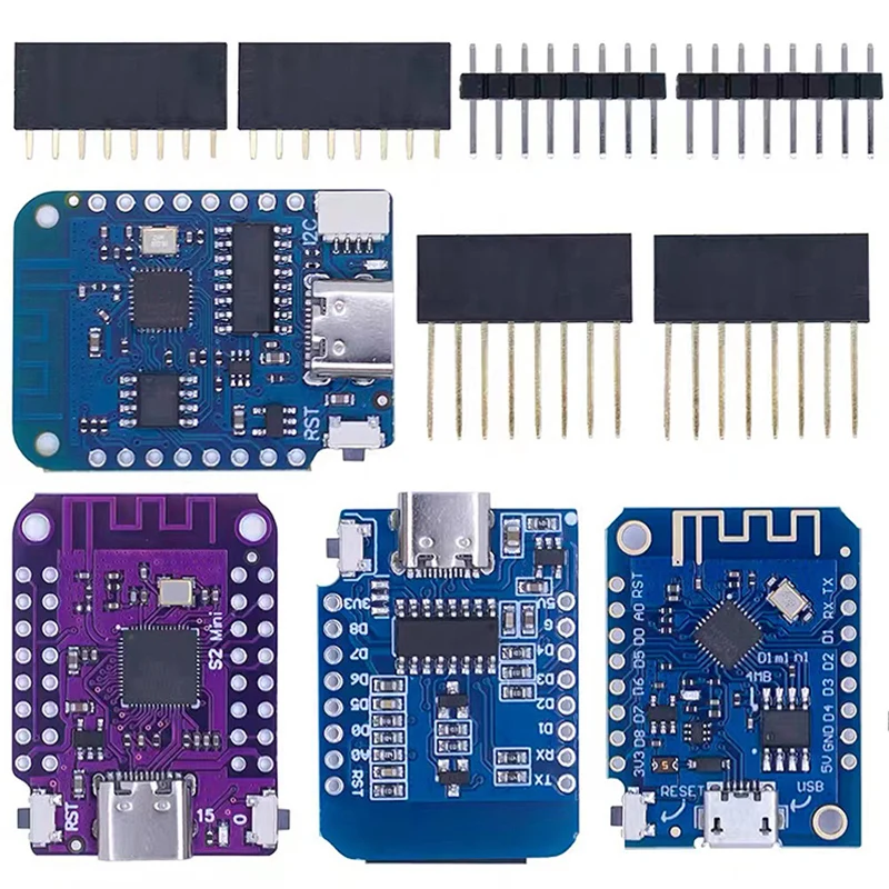 WeMos D1 Mini Pro V3.0 NodeMcu 4 Мб/16 Мб байт Lua WIFI Интернет вещей макетная плата на основе ESP8266 CH340G Nodemcu V2