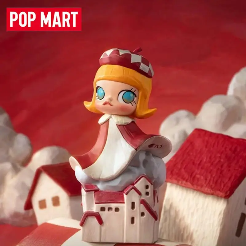 

POP MART MOLLY Scenery Along The Way 20th Anniversary Series Blind Box Mystery Box Toys Kawaii Ornaments Figurines Home Decor