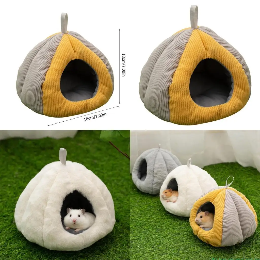 581C Pet Winter Hanging House Hammock Warm Bed Cave Nest Accessories for Hamster Guinea Pigs Hedgehog Chinchilla Hamster