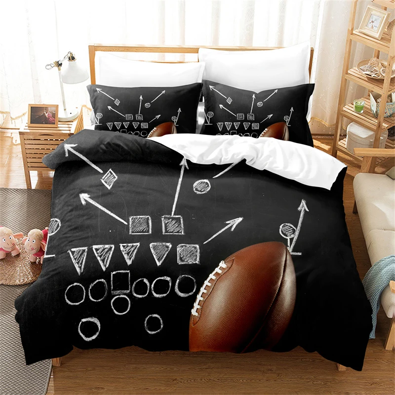 Baseball Bedding Set Duvet Cover Set 3d Bedding Digital Printing Bed Linen Queen Size Bedding Set Fashion Design