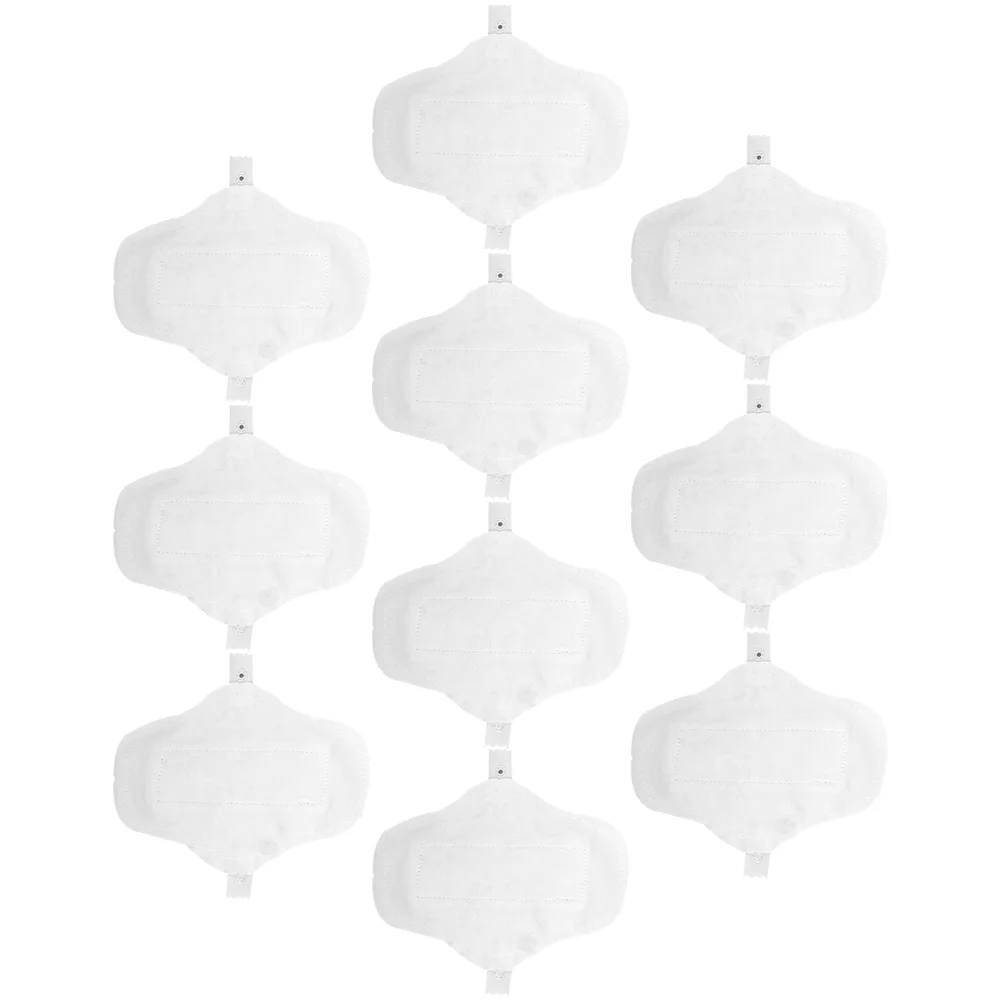 

10Pcs Menstrual Cotton Pads Washable Reusable Sanitary Napkins Leak Proof Breathable Comfortable Sanitary Towels for Puerpera