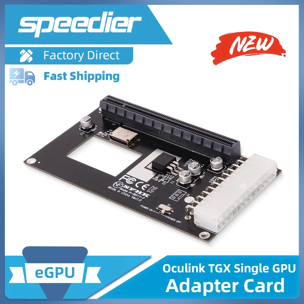 2025 NEW NVMe M.2 To Oculink SFF-8612 SFF-8611 External Graphics Adapter Riser Card EGPU for GPU DIY SFF8611 Cable 0.5m