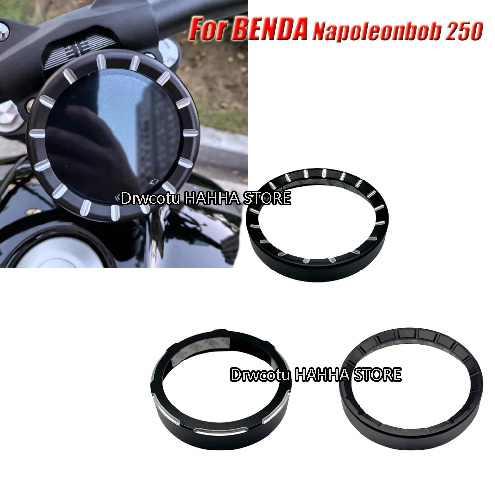 Para BENDA Napoleonbob 250: Anillo Decorativo para Velocímetro, Cubierta de Instrumentos, Panel de Medidores, Cubierta Protectora