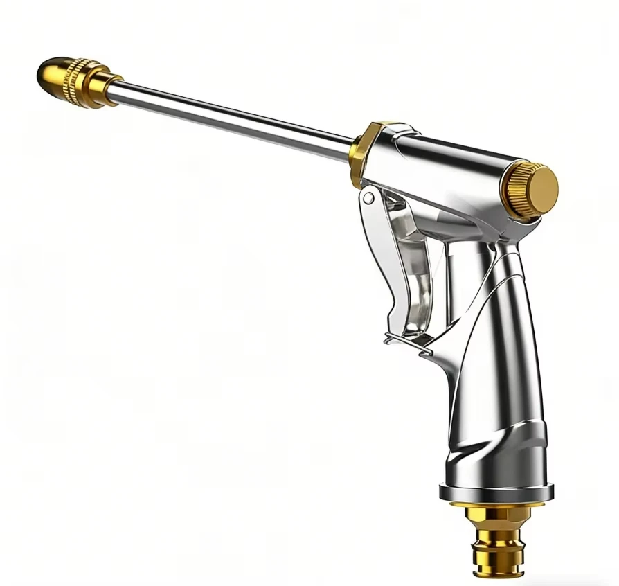 New High Pressure Adjustable Garden Sprayer - Heavy Duty Water Hose Nozzle Spray Gun for Watering Plants, Car Wash & Cleaning