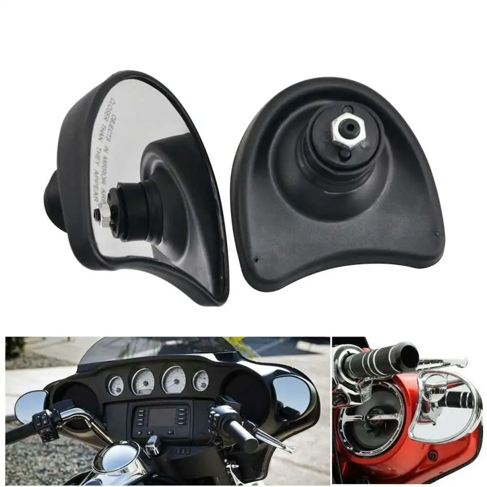 

Motorcycle Adjustable Side Mirrors Inner Fairing Rearview Mirror For Harley Touring Road King Electra Street Glide 1996-2013