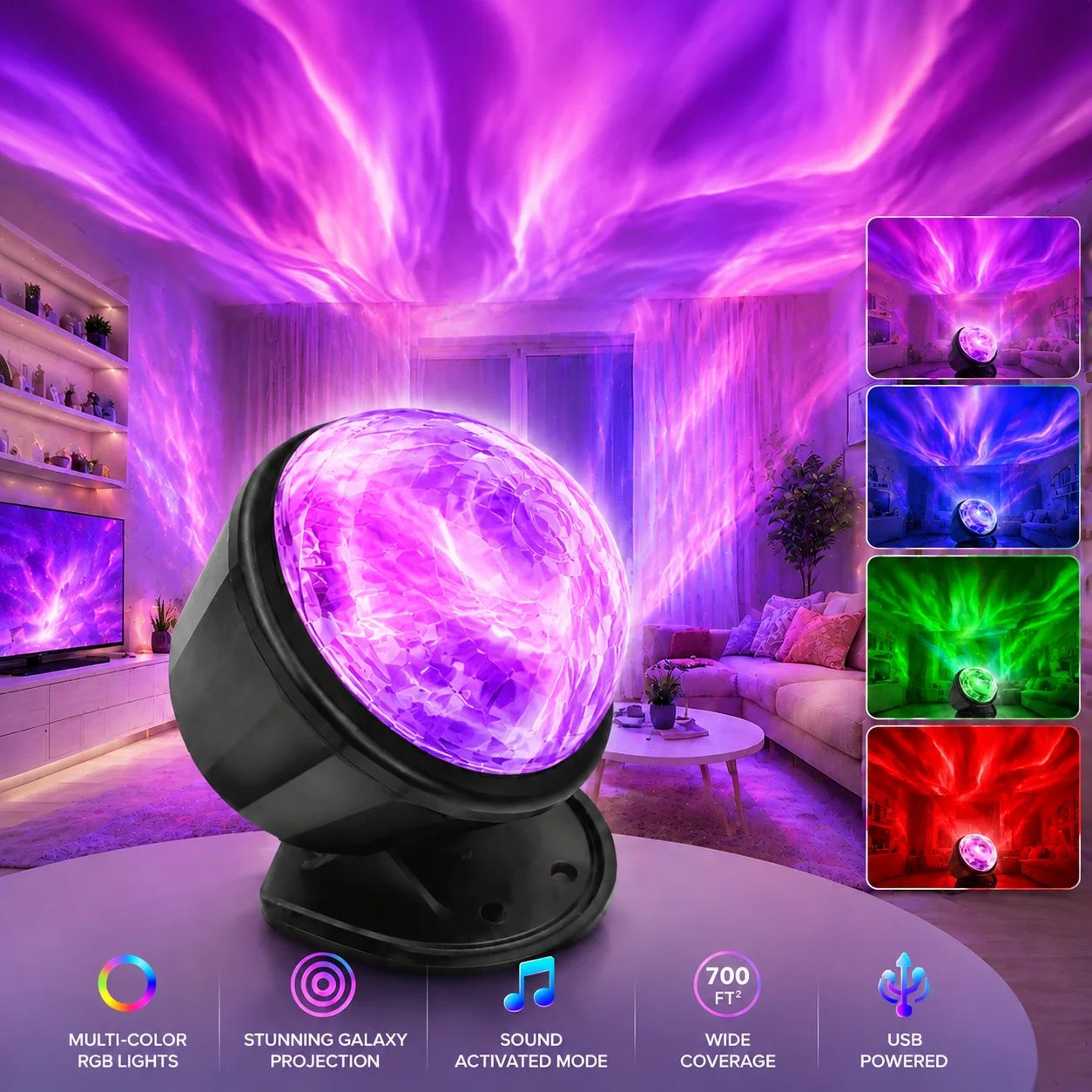 Home Cinema Led Projector - Starry Sky Projection Night Light —