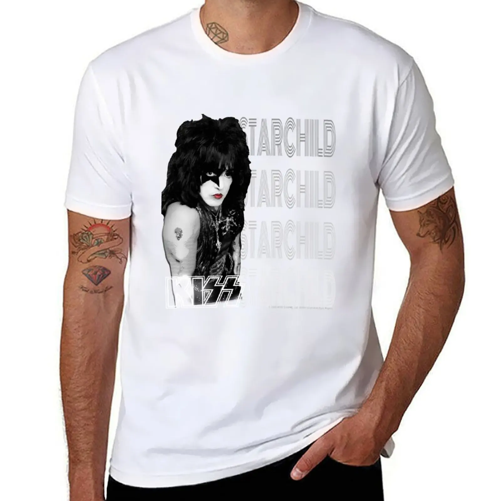 

KISS Starchild KISS Army V2 T-Shirt t shirt man cotton man t shirt cotton T-Shirt