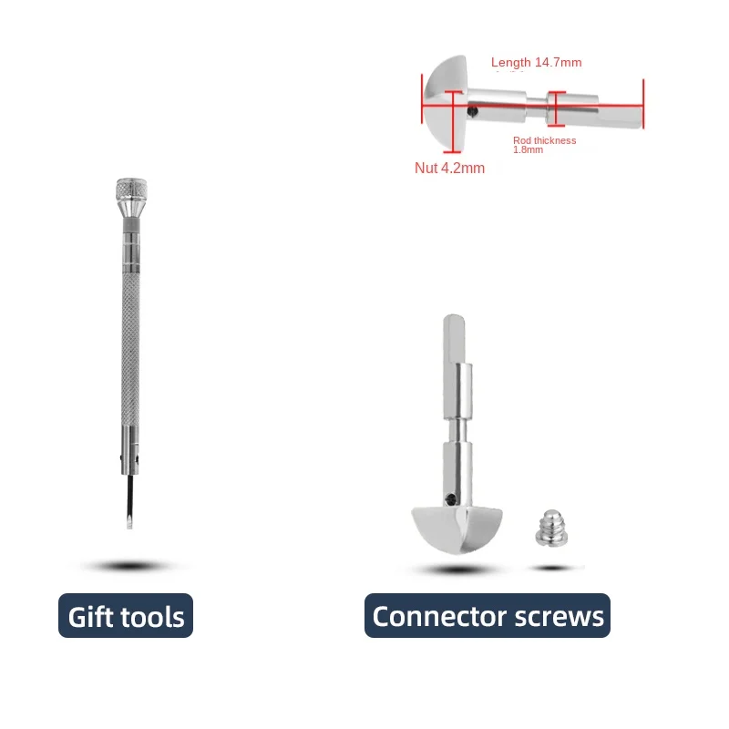 PASHA Watch connector screws for Cartier Pasha 41mm dial WSPA0009 WGPA0007 WSPA0010 WGPA0026 strap connecting rod Watch parts