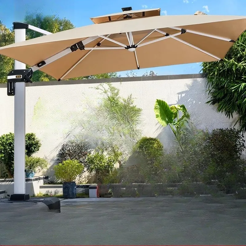 

Yuanmao outdoor parasol courtyard umbrella villa open-air garden large sun umbrella shed commercial stall