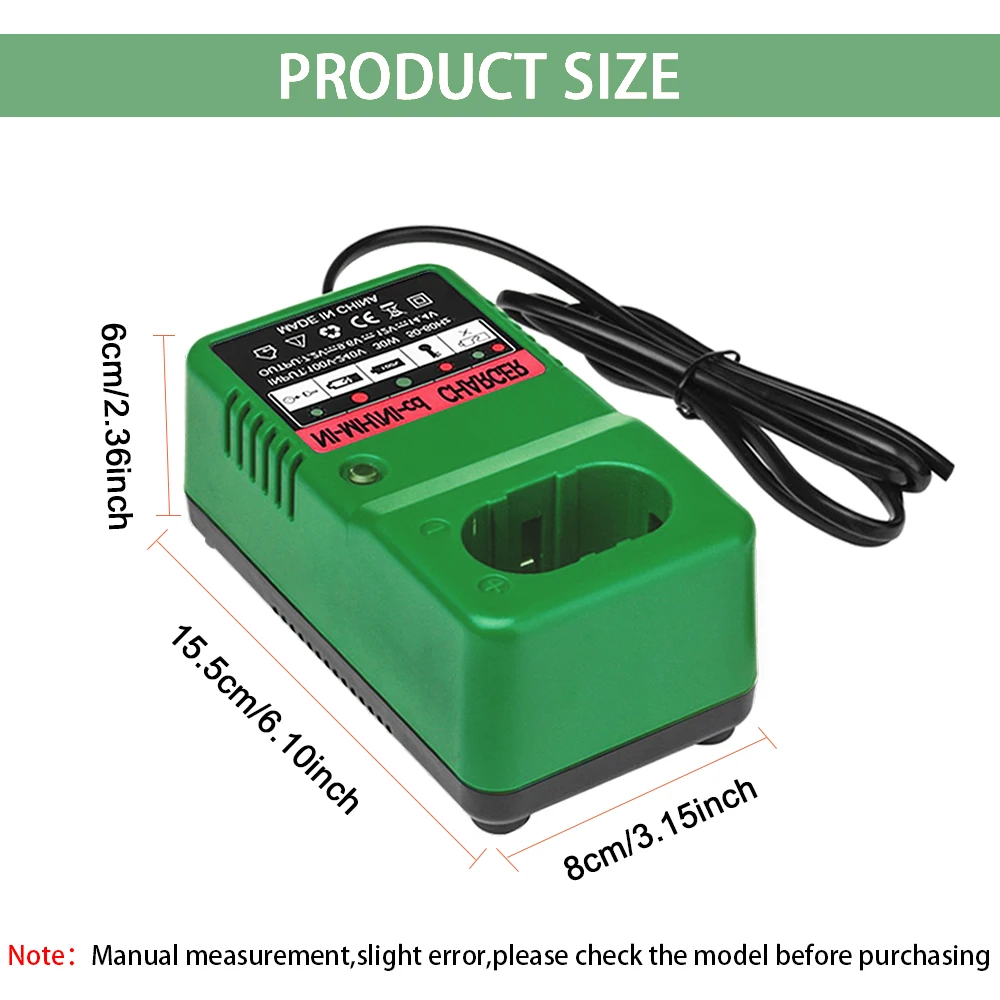 7.2V-18V 1.5A Ni-Cd Ni-MH Rechargeable Battery Charger for Makita 9.6V 12V 14.4V 18V Battery PA09 PA12 PA14 1233 1435 DC1414