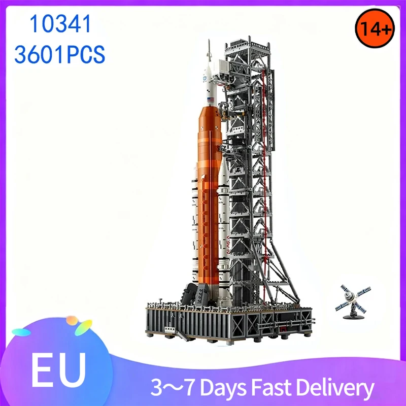 3601 pièces Artemis système de lancement spatial blocs de construction ensemble fusée brique vaisseau spatial modèle décor à la maison anniversaire cadeau de noël 10341