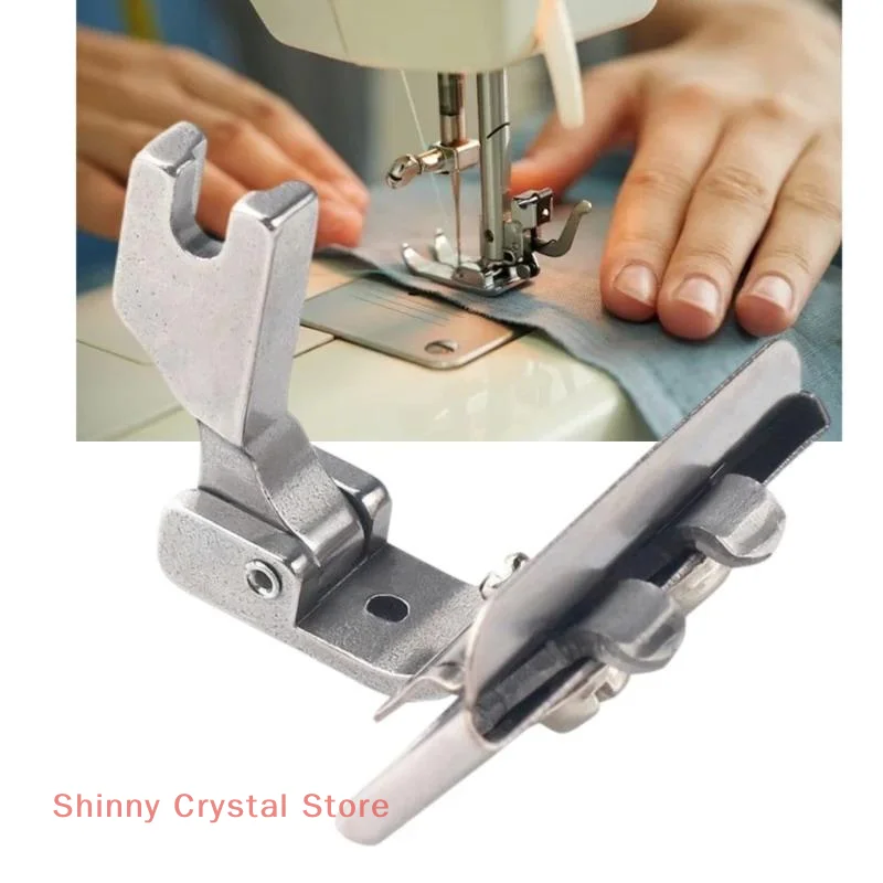 

1Pcs S10A Left Right Adjustable Lace Tape Guide Presser Foot ,For Connect Lace Elastic Webbing Industrial Sewing Machine Parts