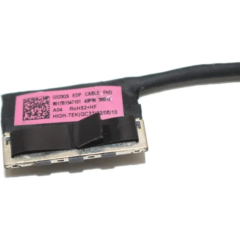 6017B1547101 ROG 5R 5plus G533QS 노트북 LCD EDP 케이블 Lvds 와이어 스크린 라인 300HZ 40PIN 0.4MM TT의 새로운 기능