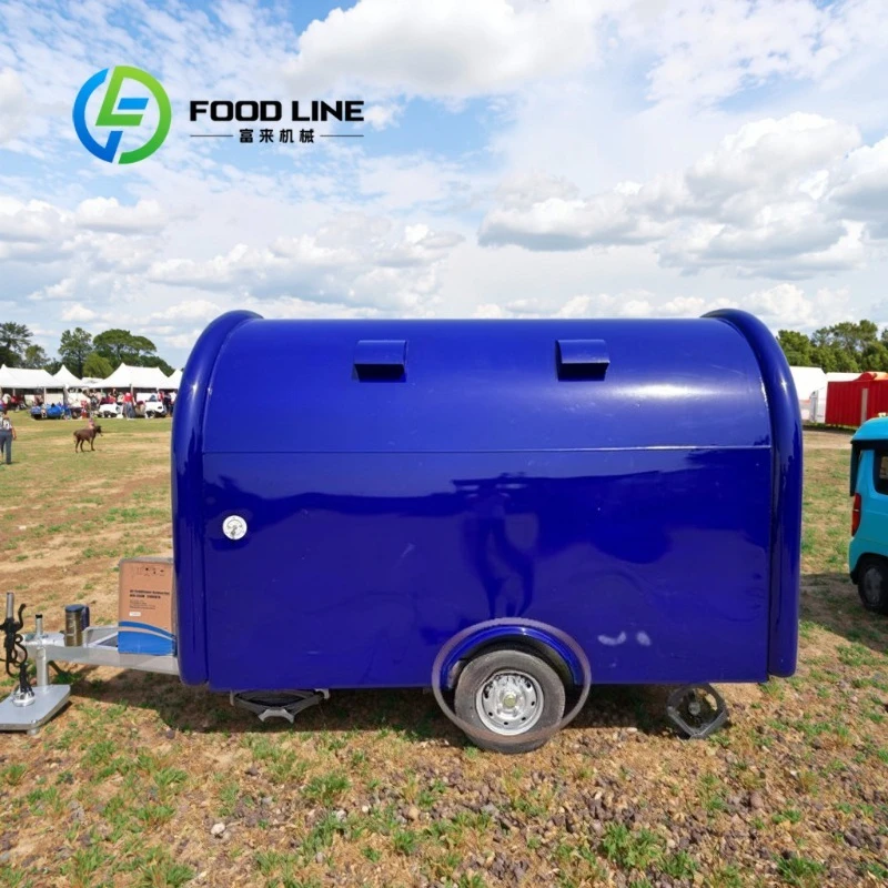 

Commercial Fiberglass Food Truck Mobile Snacks Barbecue Fried Chicken Coffee Burger Cart​ Customized