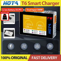 HOTA T6 300W 1-6S Intelligent Charger for a wide range of devices NiZn/Nicd/NiMH Battery RC Drone Spares