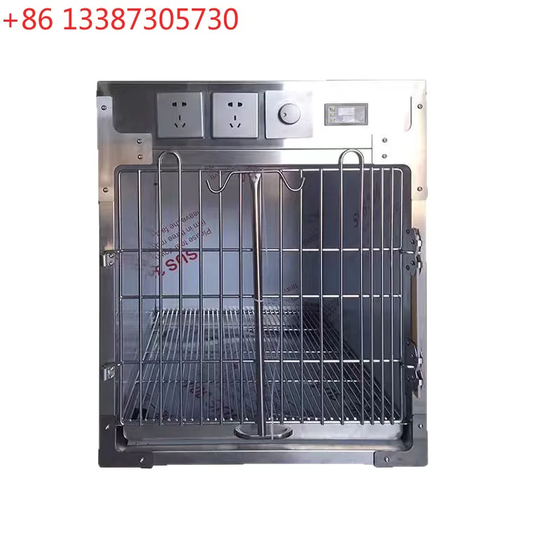 

304 oxygen chamber cage kills bacteria to prevent cross-infection and helps pets recover after surgery