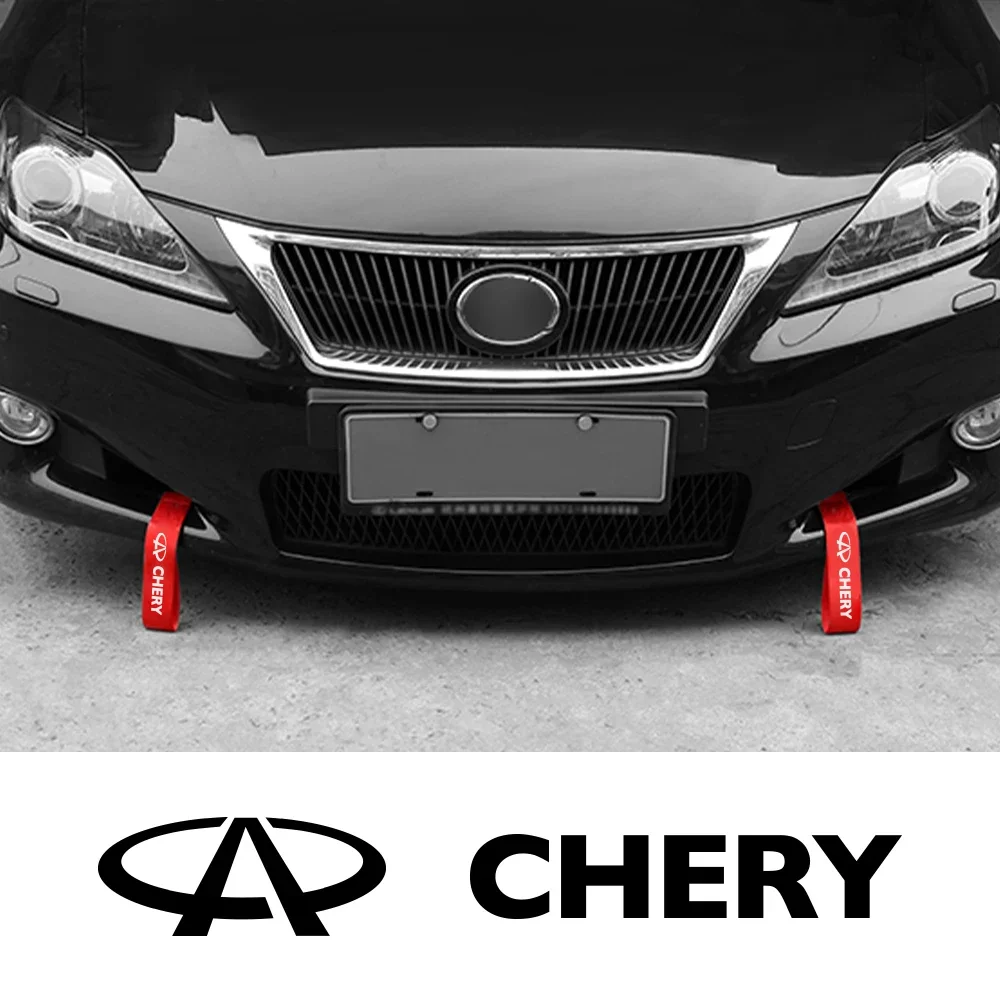 Car Towing Rope Trailer Racing Tow Strap Auto Accessories For Chery Tiggo 2 3 7 4 5x Kimo Qq6 s21 Qq3 Brakes s11 A3 A5 Indis