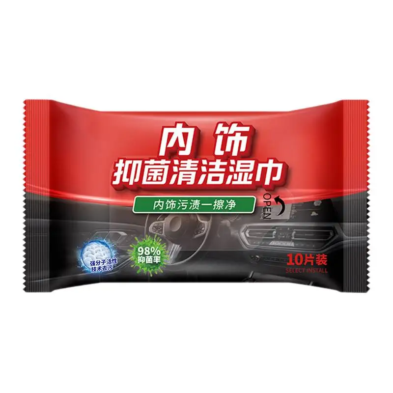 Cleaning Wipes For Car Glass Grime Cleaning Wipes For Auto Window Multifunctional Car Cleaning Wipes Car Cleaner Wipes For Car