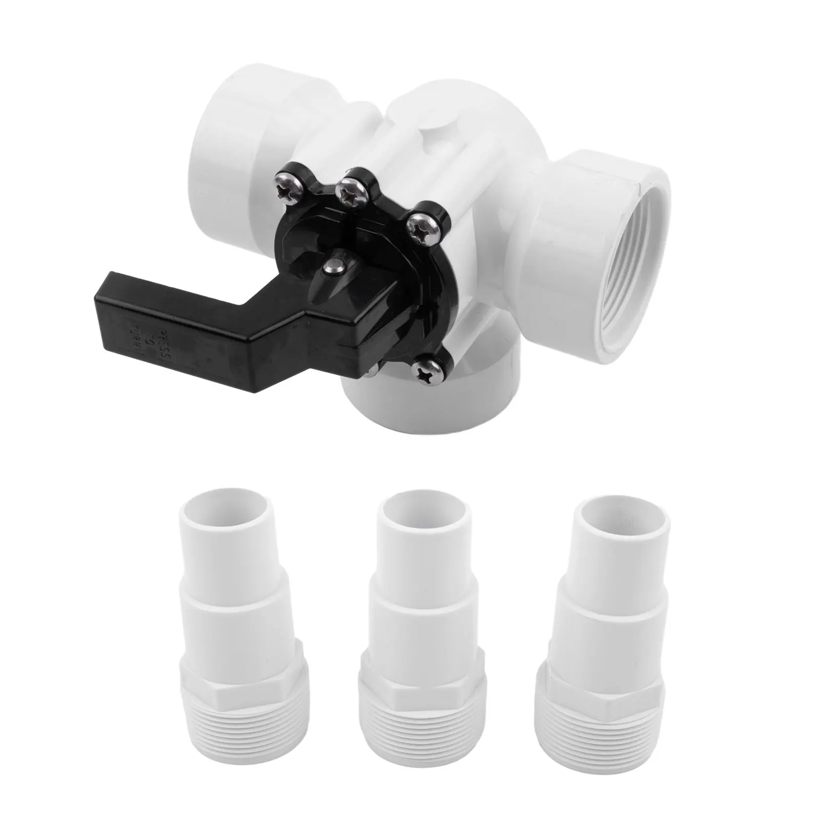 

Three Way Valve Pool Swimming Pool Pump Connection Hose Fitting 4715 For Zodiac For 32mm And 38mm Hoses Connection Adapter