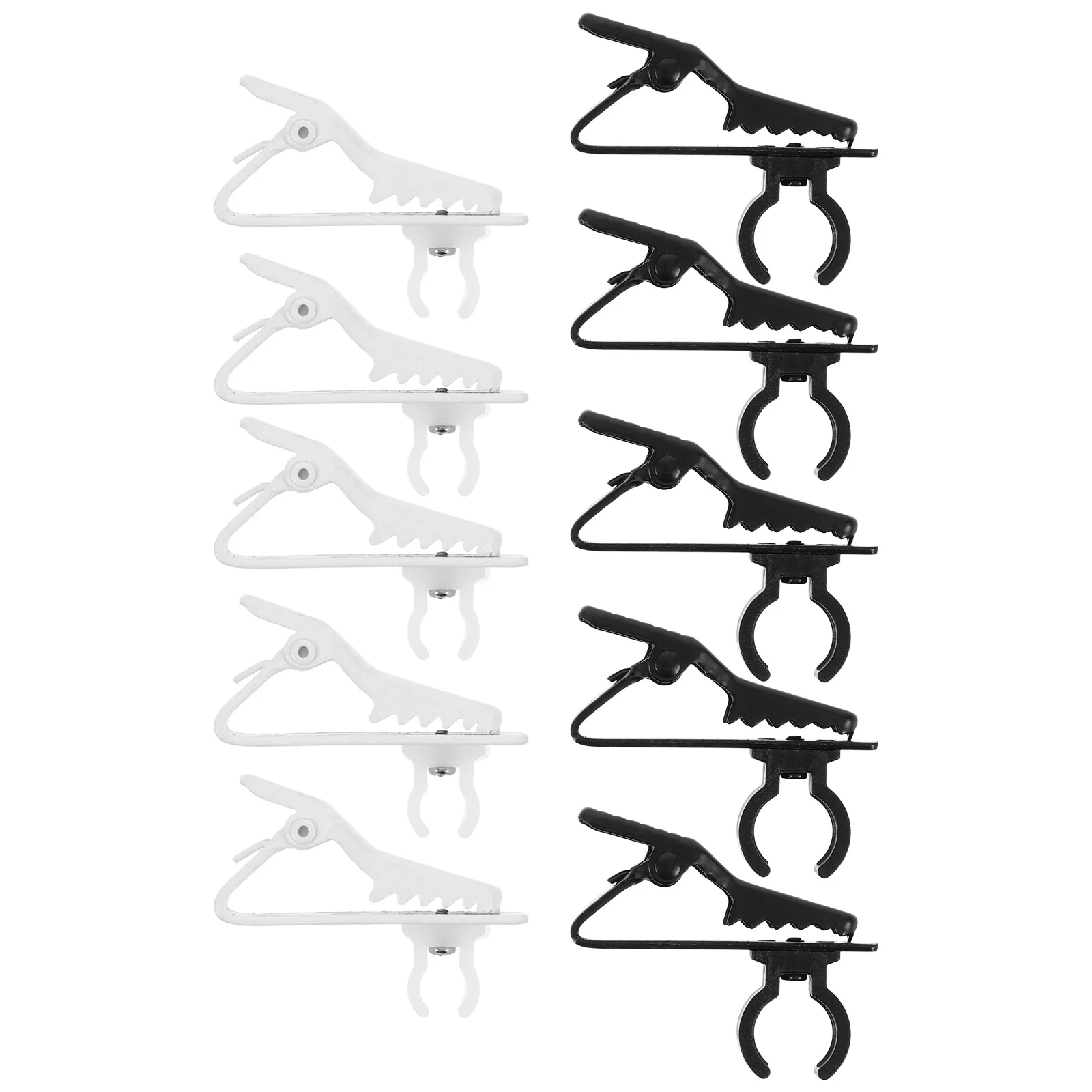 1 set 1 Set Of Lavalier Mic Clips Universal Fit For Collar Microphone Secure Grip Lightweight For Interviews Live Streaming