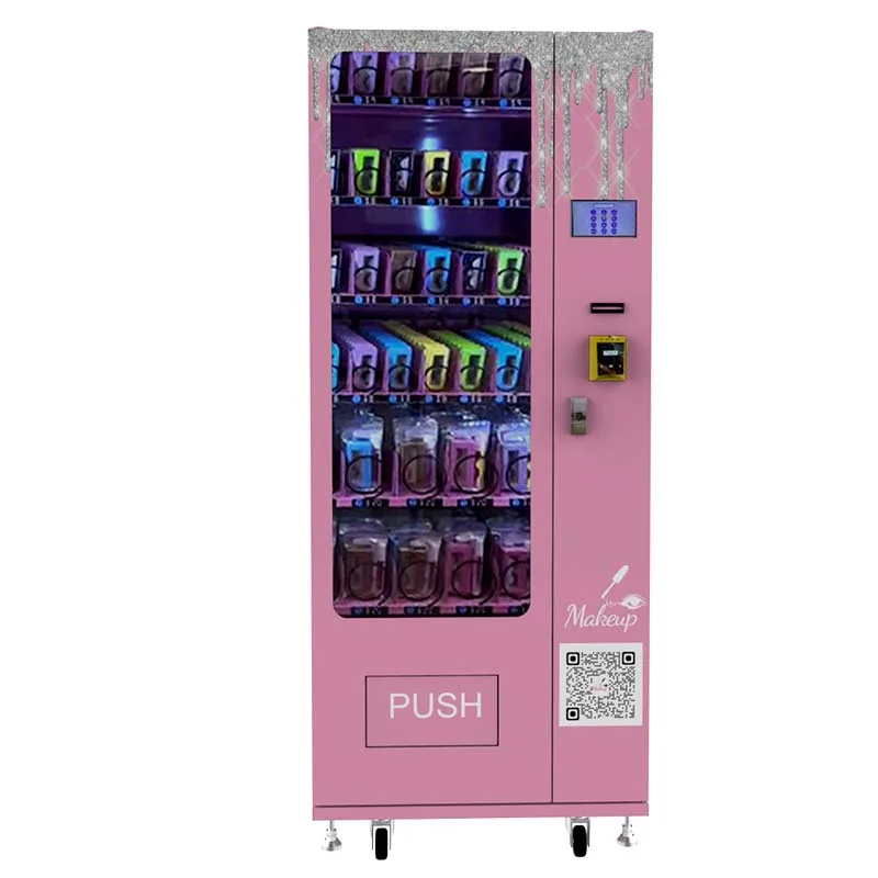 

Customized Small Size Automatic Beauty Mini Vending Machine Lipgloss and Eyelashes Vending Machine for Buisness