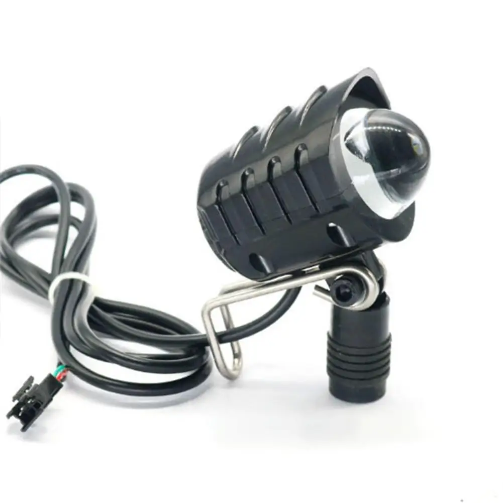 2-in-1 LED Headlight Horn Waterproof Cycling Front Light Headlamp With Horn Accessories for Electric Bicycle Scooter E-bike