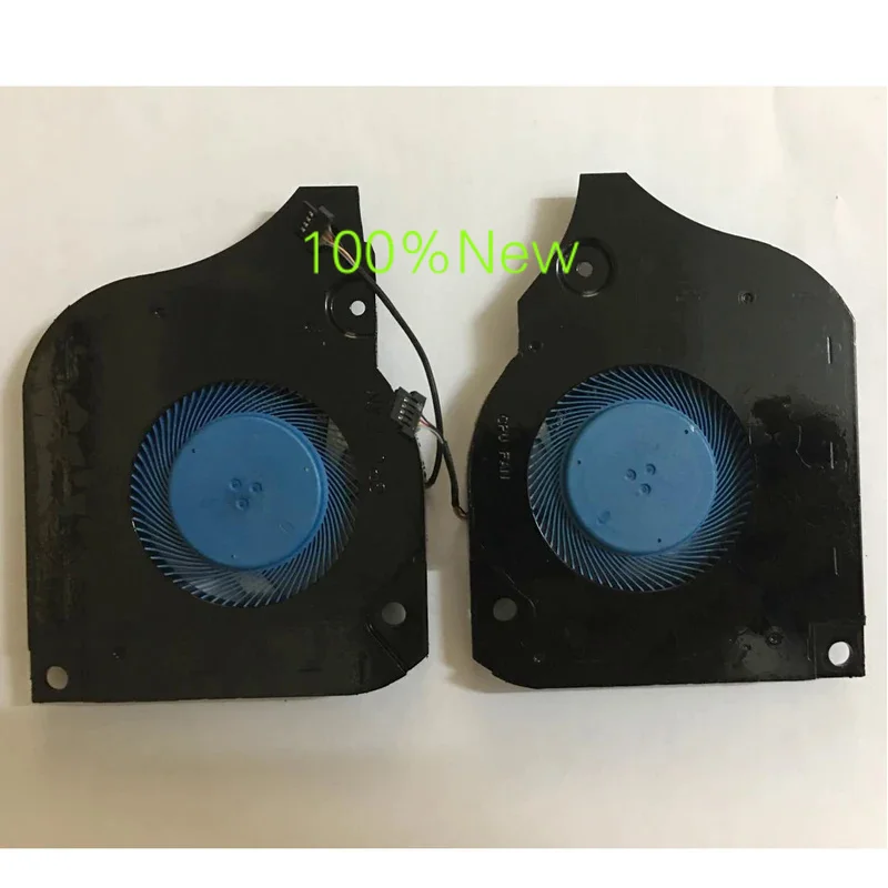 

NEW CPU Fan & GPU Fan for DELL G7 7790 G5 5590 DC12V NS8CC09-18G25 NS8CC06-18G30 Blue 4 wireleaves