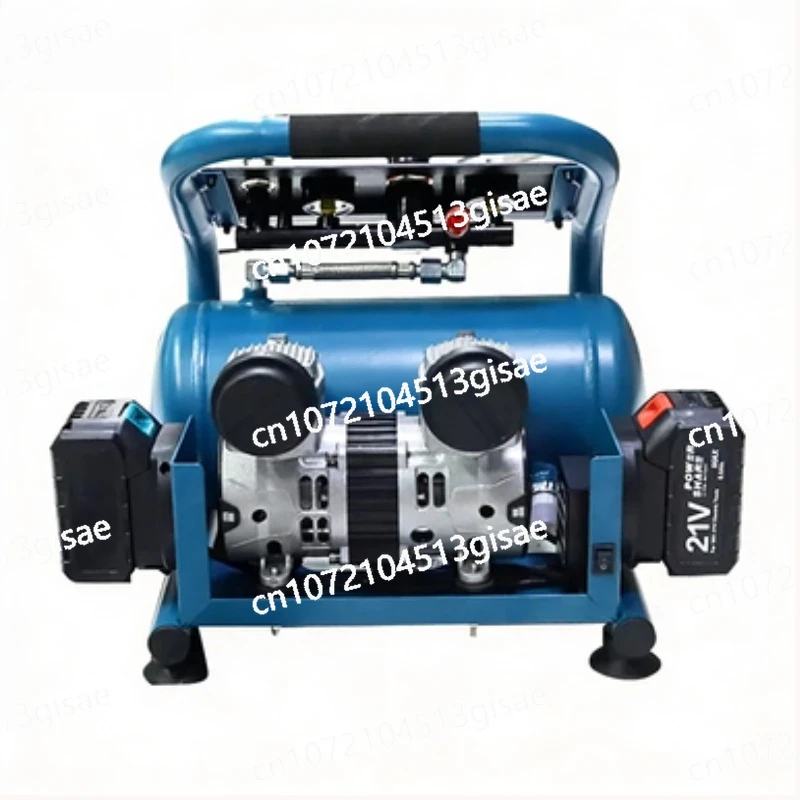 Rechargeable Wireless Lithium Battery Air Compressor, Dual Barometer Power Tool