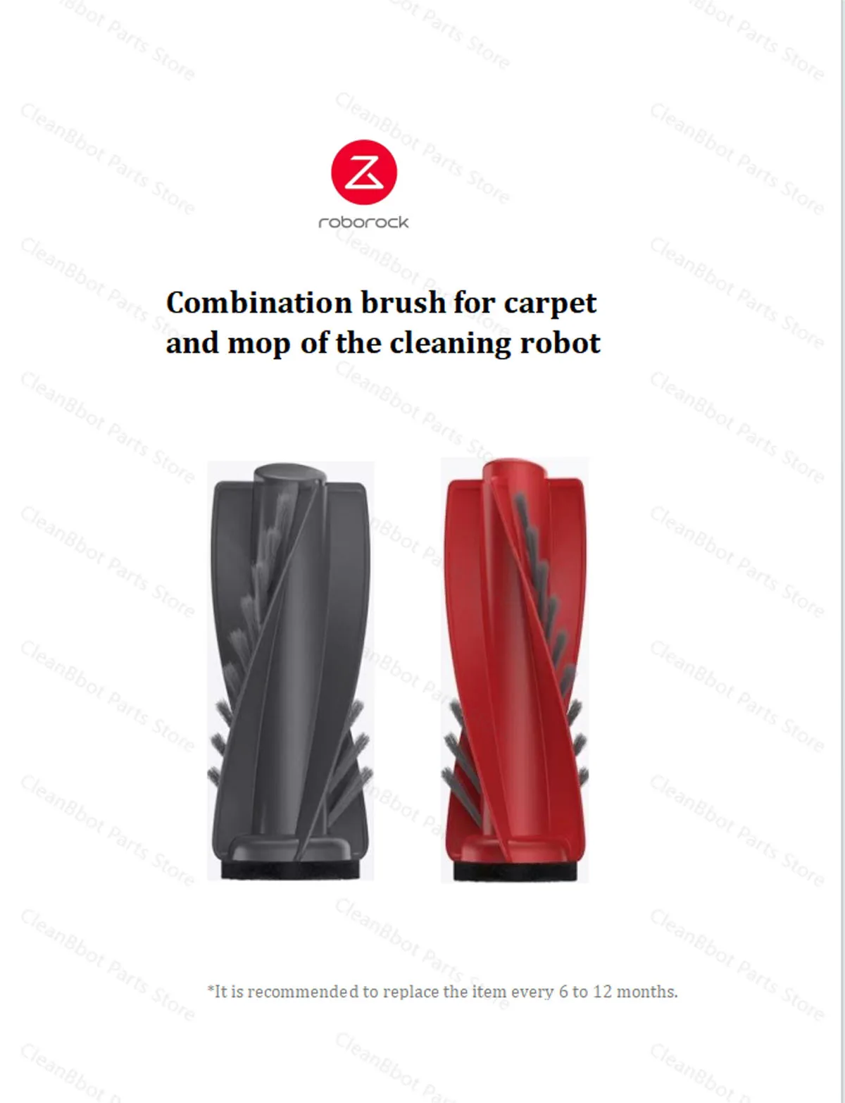 Original Roborock Qrevo Curv 2 Pro Vacuum Cleaner Accessories Filter, Side/Main Brush, Mop, Dust Bag & Main Brush Cover Optional