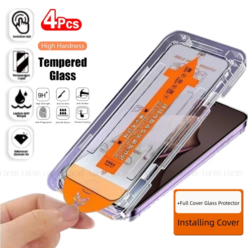 4/3/2/1 قطعة ل Xiaomi 15T Pro Glass Mi 15T الزجاج المقسى خالية من الغبار 9H HD غطاء كامل الغراء حامي الشاشة ل Xiaomi Mi 15T Pro #1