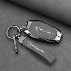 Car Key Chain Metal Key Shell Car Zinc Alloy Key Case Bag For Peugeot GTLine 207 307 407 208 308 408 508 2008 3008 4008 50085008