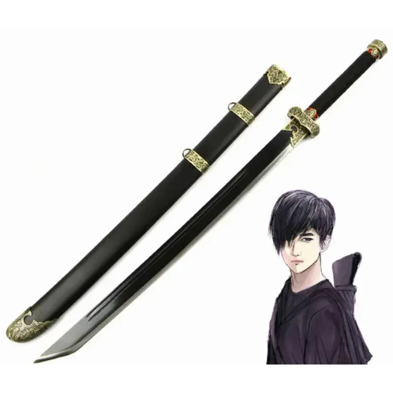 

[Funny] 104cm Cosplay The Lost Tomb Sword Kylin Zhang weapon wooden Sword model Costume party Anime show props gift