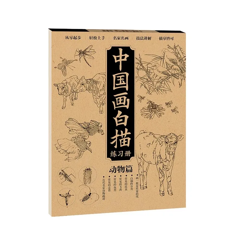 Trace and Copy Traditional Chinese Landscape Painting Chinese Brush Drawing Coloring Book for Art Students