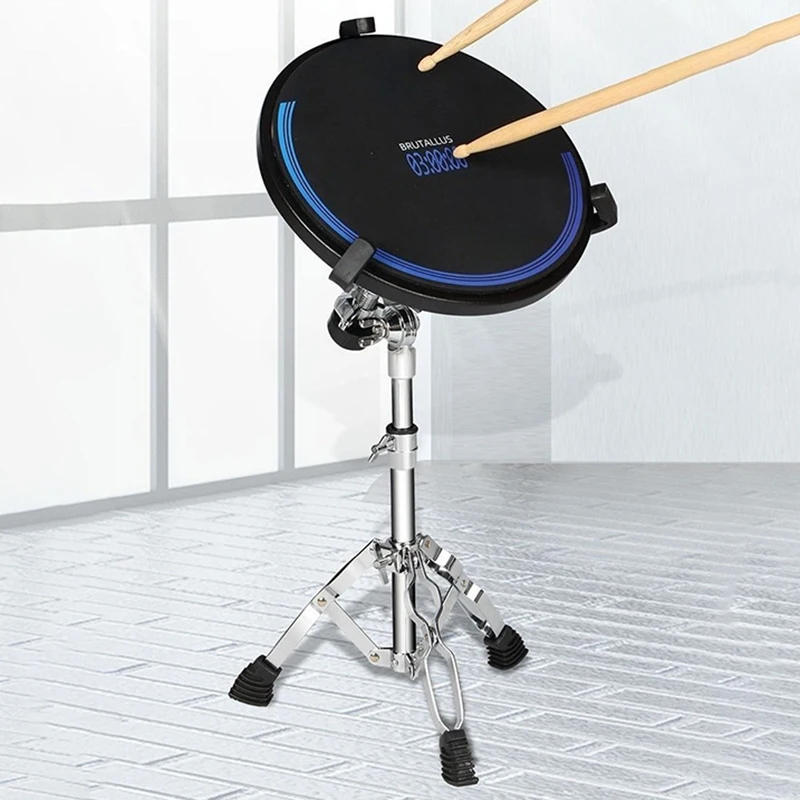 

12 Inch Silent Drum 1 Pad Adjustable Drum Set Beginners Professional Practice Mute Drums Adults Children Entry Level Drums