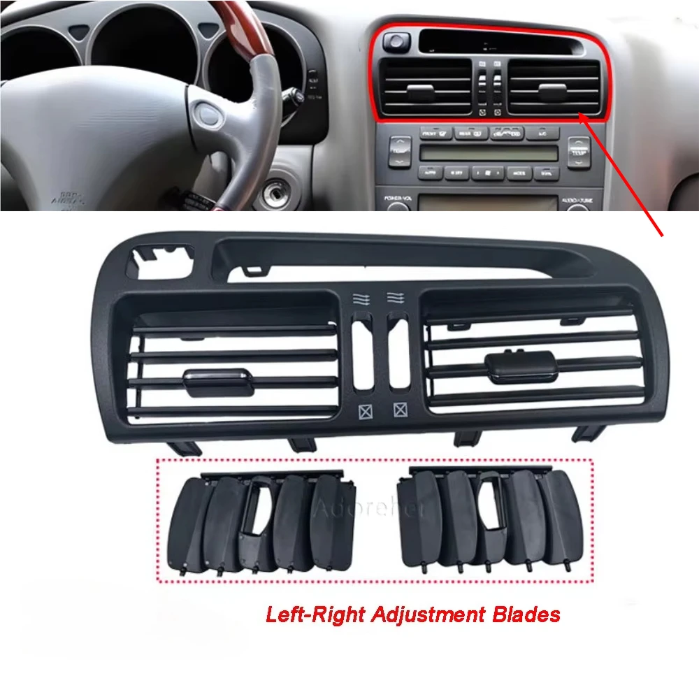 55660-30340 Car A/C Air Conditioner Vent Frame Front Middle Air Conditioning Panel Outlet Vent Fit For Lexus GS300 1998-2005