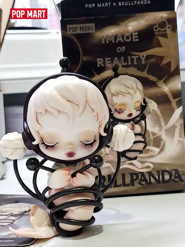 POP MART SKULLPANDA Image Of Reality Series Trendy Blind Random Box Toys Mystery Box Guess Bag Action Figure Surprise Gift